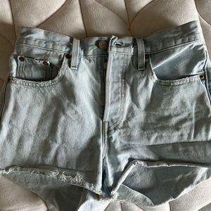 Levi's 501 denim short women's size 25